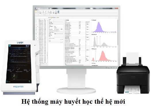 Máy xét nghiệm phân tích huyết học V-counter PC analyzer